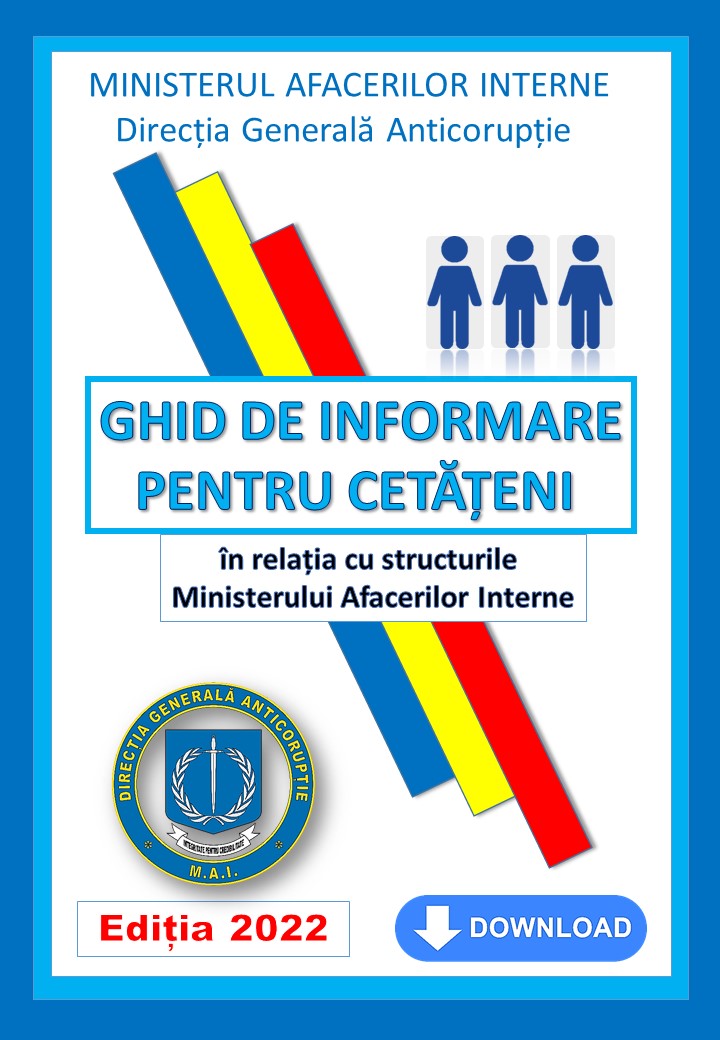 Ghid de informare pentru cetățeni în relația cu structurile M.A.I.